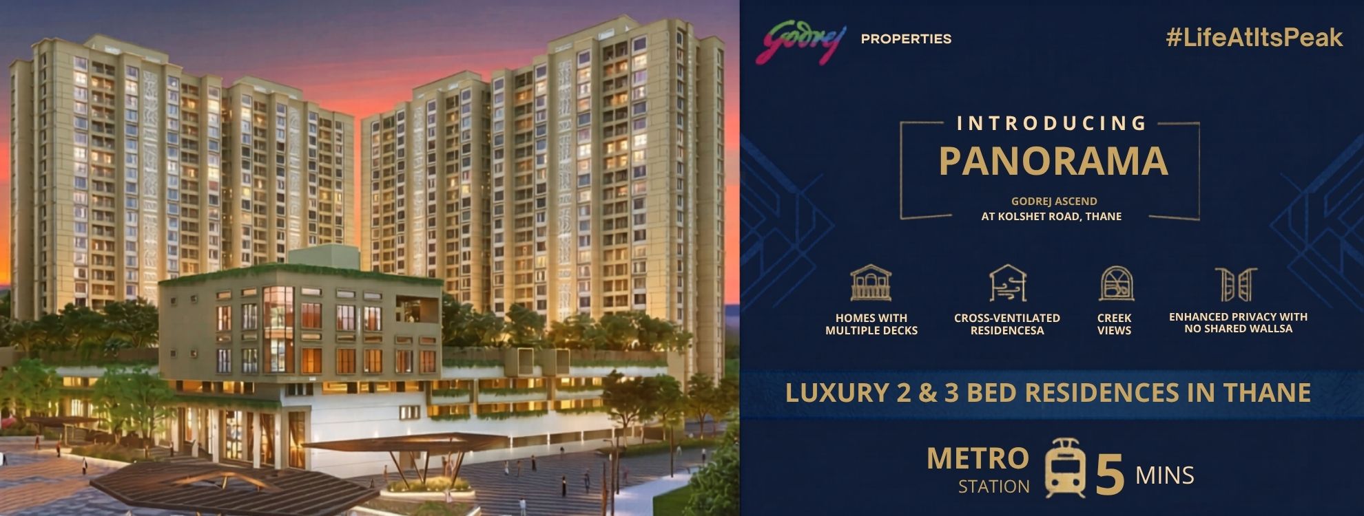 Godrej Ascend Panorama | Premium 2 & 3 BHK Apartment